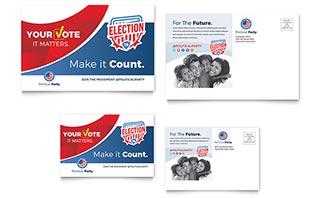 Election Postcard Template