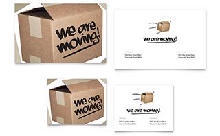 We're Moving Note Card