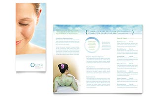 Day Spa & Resort Brochure Template