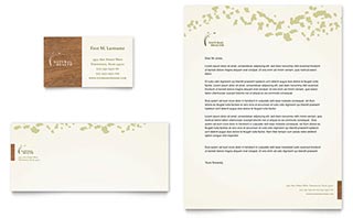 Naturopathic Medicine Business Card & Letterhead Template