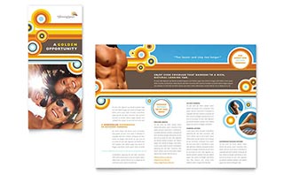 Tanning Salon Brochure Template