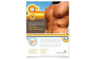 Tanning Salon Flyer Template