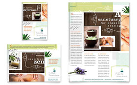 Day Spa Flyer & Ad Template Design