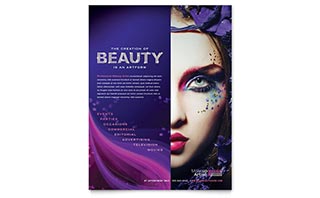 Makeup Artist Flyer Template