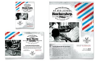 Barbershop Flyer & Ad