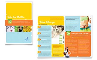 Weight Loss Clinic Brochure Template