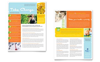 Weight Loss Clinic Datasheet Template