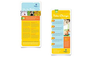 Weight Loss Clinic Rack Card Template