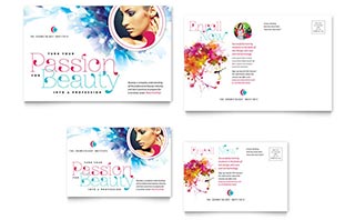 Cosmetology Postcard Template