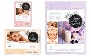 Massage Flyer & Ad Template