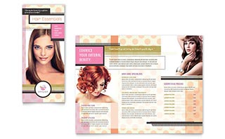 Hairstylist Brochure Template