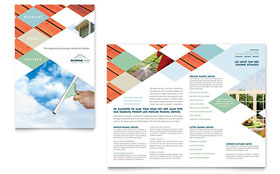 Window Cleaning & Pressure Washing Brochure Template Design