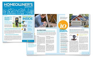 Home Inspection & Inspector Newsletter Template