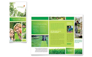 Lawn Mowing Service Brochure Template