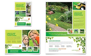 Lawn Mowing Service Flyer & Ad Template