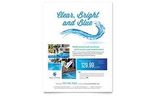 Pool Service Flyer Template