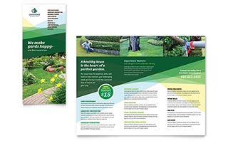 Landscaper Brochure Template