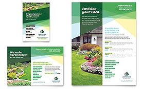 Landscaper Flyer & Ad Template Design