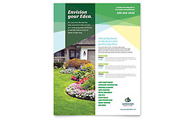 Landscaper Flyer Template Design