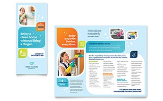 Cleaning Services Brochure Template