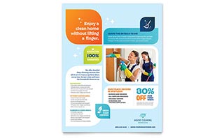 Cleaning Services Flyer Template