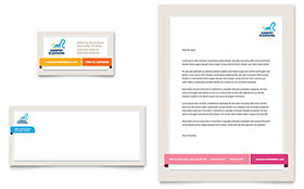 Carpet Cleaning Business Card & Letterhead Template Design