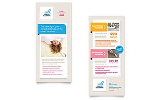 Carpet Cleaning Rack Card Template