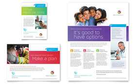 Medical Insurance Flyer & Ad Template Design