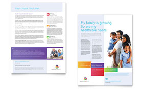 Medical Insurance Datasheet Template Design