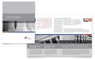 Legal & Government Services Brochure Template