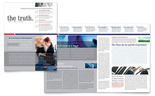 Legal & Government Services Newsletter Template