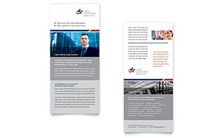 Legal & Government Services Rack Card Template