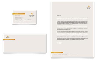 Legal Advocacy Business Card & Letterhead Template