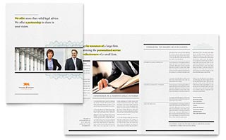 Attorney Brochure Template