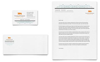 Attorney Business Card & Letterhead Template