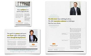 Attorney Flyer & Ad Template