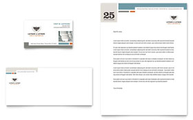 Family Law Attorneys Business Card & Letterhead Template Design