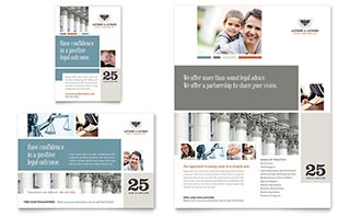 Family Law Attorneys Flyer & Ad Template