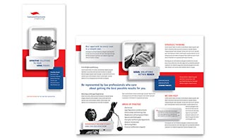 Justice Legal Services Brochure Template