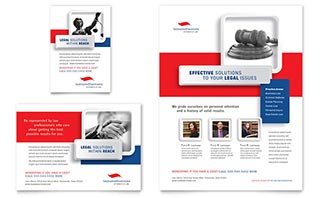 Justice Legal Services Flyer & Ad Template