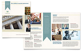 Law Firm Brochure Template Design