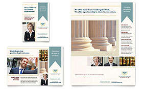 Law Firm Flyer & Ad Template Design