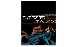 Jazz Music Event Flyer Template