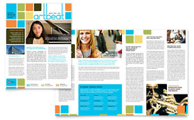 Arts Council & Education Newsletter Template Design