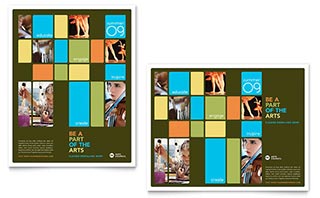 Arts Council & Education Poster Template