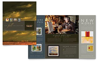 Art Gallery & Artist Brochure Template