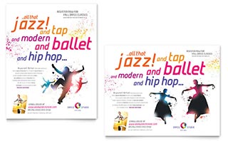 Dance Studio Poster Template