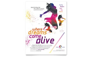 Dance Studio Flyer Template