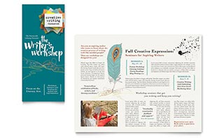 Writer's Workshop Brochure Template