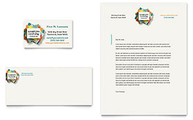 Writer's Workshop Business Card & Letterhead Template Design